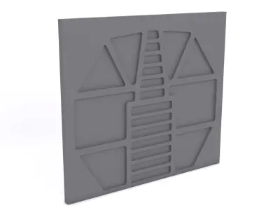 Prison ship hallway door 1-18 scale Kenner Hasbro Free 3D print model