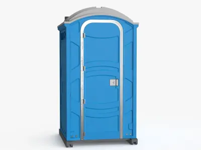Portable Restroom Low-poly 3D model