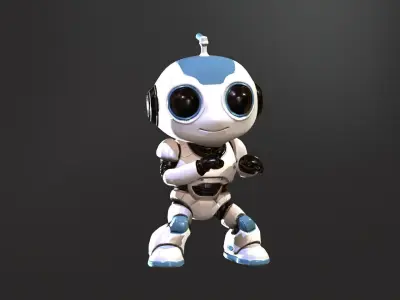Minirobotic1 Low-poly 3D model