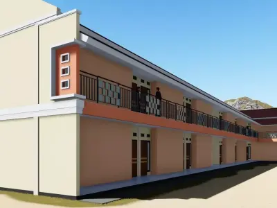 Boarding House 01 use at Indonesia 3D model