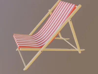 Beach Chair 3D model