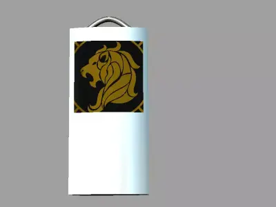 key chain leo zodiac 3D print model