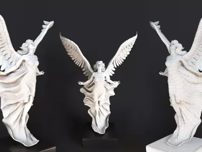 Angel Idol 3D model