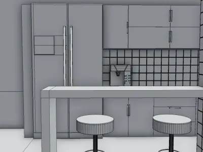 Kitchen Design 3D model