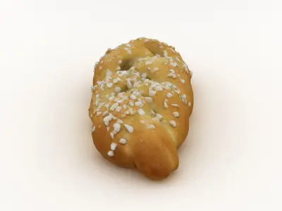 Sweet Pastry Dessert 002 Low-poly 3D model