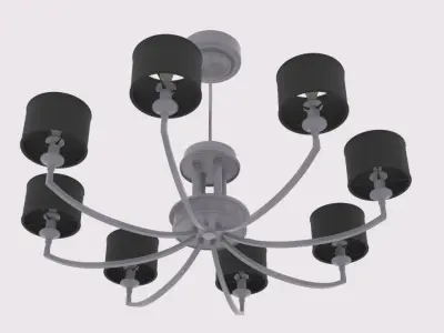 Chandelier 3D model 4