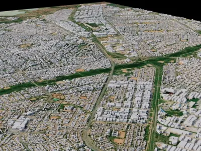 Gaborone - Botswana 3D model