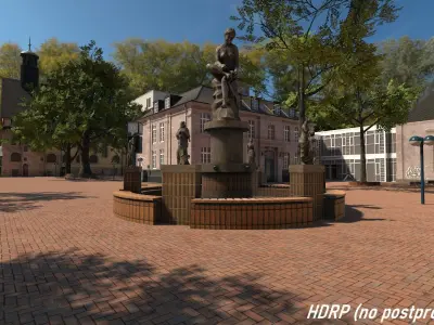 High Detail City 2 - Unity3D Low-poly 3D model