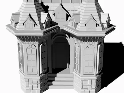 Victorian house model - Elizabeth 3D print model