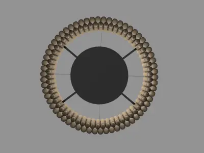 Ceiling object Low-poly 3D model