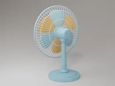 Floor Fan Low-poly 3D model