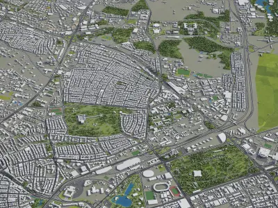 Ankara - City 3D Model Low-poly 3D model