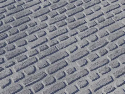 Sunbaked Clay Brick Wall PBR Texture  Texture