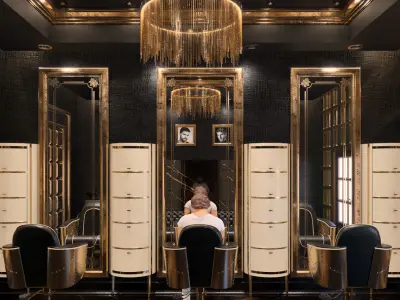 Chain String Ring Pendant 3D model