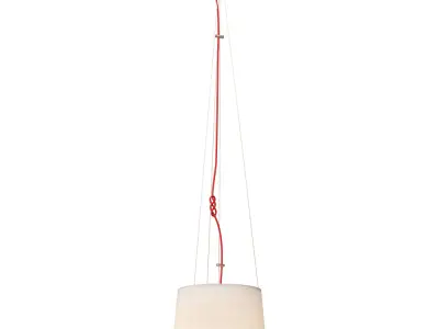 Brass Cord Pendant 3D 3D model