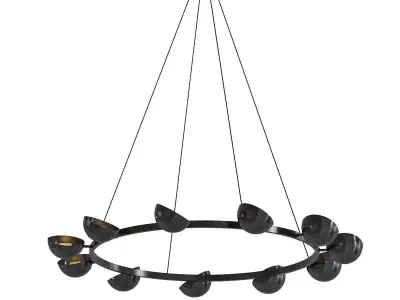 AVION ROUND CHANDELIER 3D model