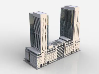 Public Building 3D model