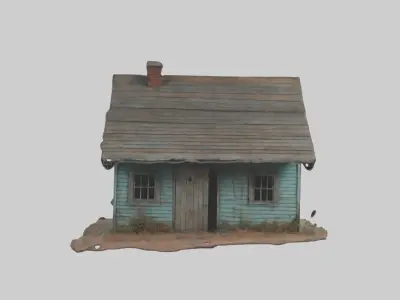 Creepyshack Model 1 Low-poly 3D model
