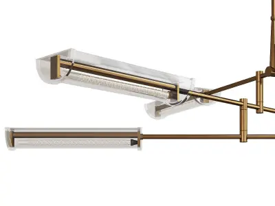 Daley Chandelier Low-poly 3D model