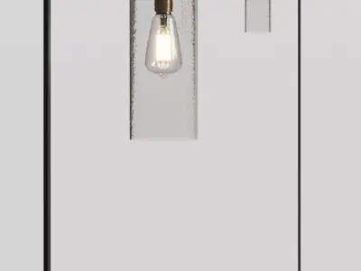 Pottery Barn Raylan Recycled Glass Floor Lamp 3D model