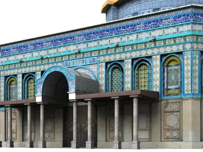 Dome of the Rock Jerusalem 3D model