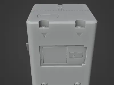 Generic Sci-Fi Technology crate 3D model