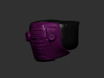 helmet high poly sculpt 3d printable  3D model 160