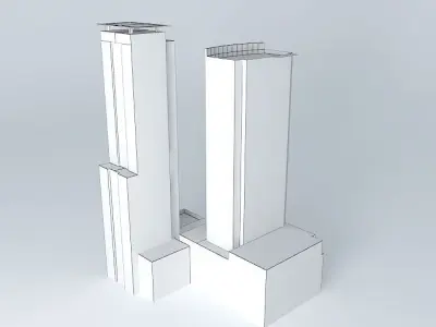 The Plaza and The Keraton 3D model