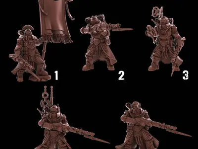 Solar Guard - Tactical Command Squad 3D print model