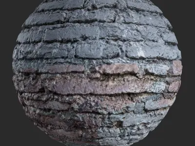 Brick Wall Material - Photogrammetry PhotoScan Texture