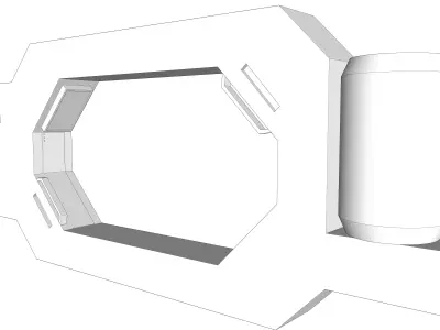 Provisional Connection Request to the BLAME Megastructure Low-poly 3D model