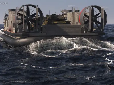  Military Hovercraft and Tanks 