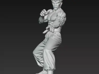 Fey Long from Street Fighter Free 3D print model