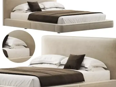 Richard Bed by BebItalia 3D model