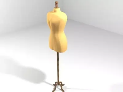 Mannequin - Dress Display 3D model