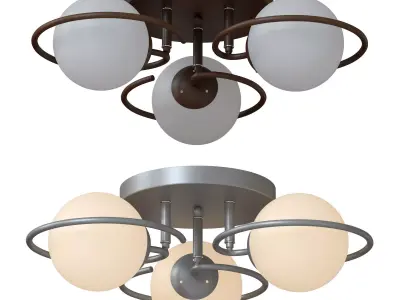 Ceiling chandelier Galio SL418-402-03 and SL418-102-03 3D model