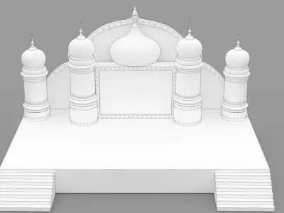 Indian Stage  3D model