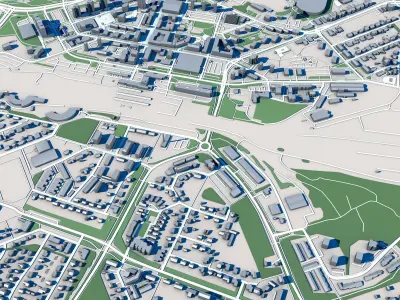 Kouvola City Finland 3D model