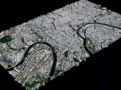 Moscow - Russia 3D model