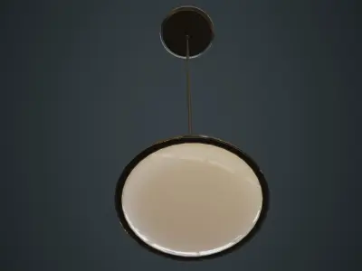 Hanging Lamp 6A Low-poly 3D model