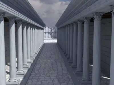 Roman Ancient City 3D model