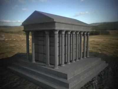 Ancient Greek Temple 3D model