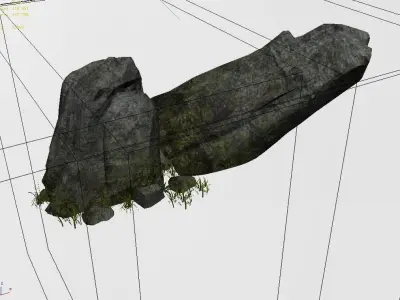Explore the mountains - Rock 017 3D model