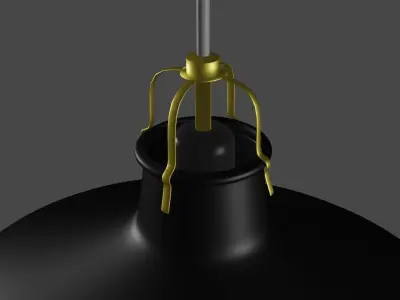 Ranarb pendant light with shade 3D model