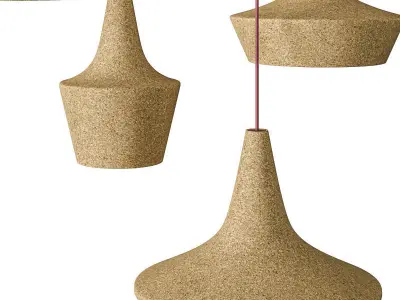Seletti cork lamps 3D model