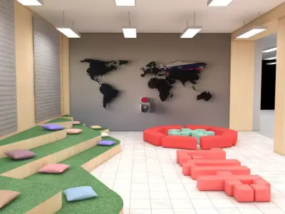 innovation  hub  3D model