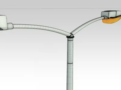 Street Lights 2 3D model