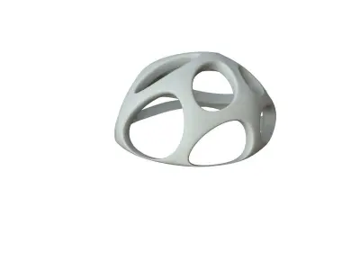 SciFi Cube Object No 49256 Low Poly Shape Low-poly 3D model