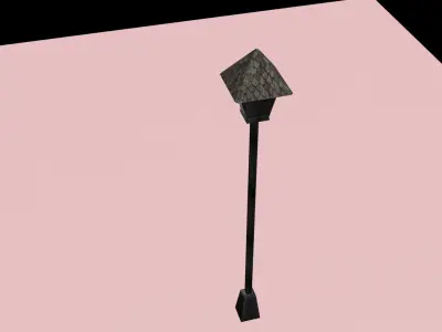 Steet Lamp Free low-poly 3D model
