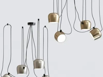 Aim Pointed Lighting Collection 3D model